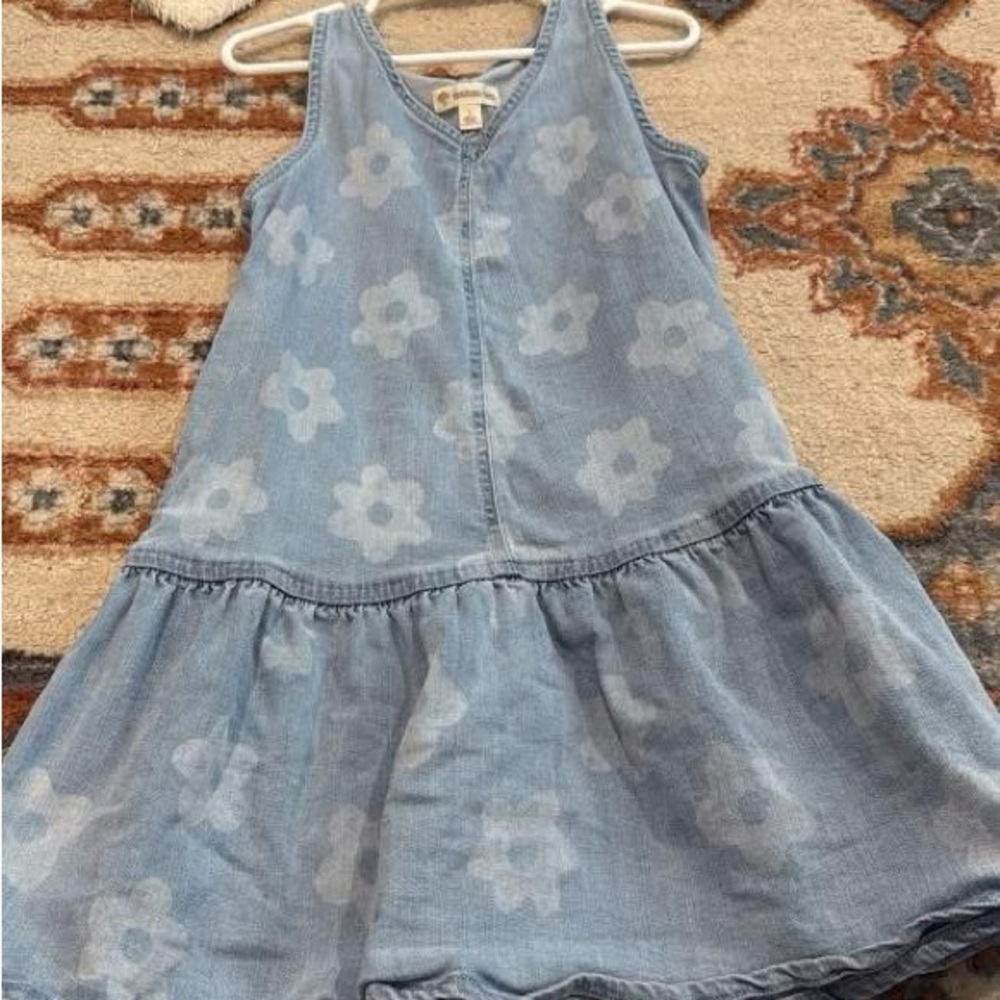 Nordstrom Light Blue Floral Kids Dress